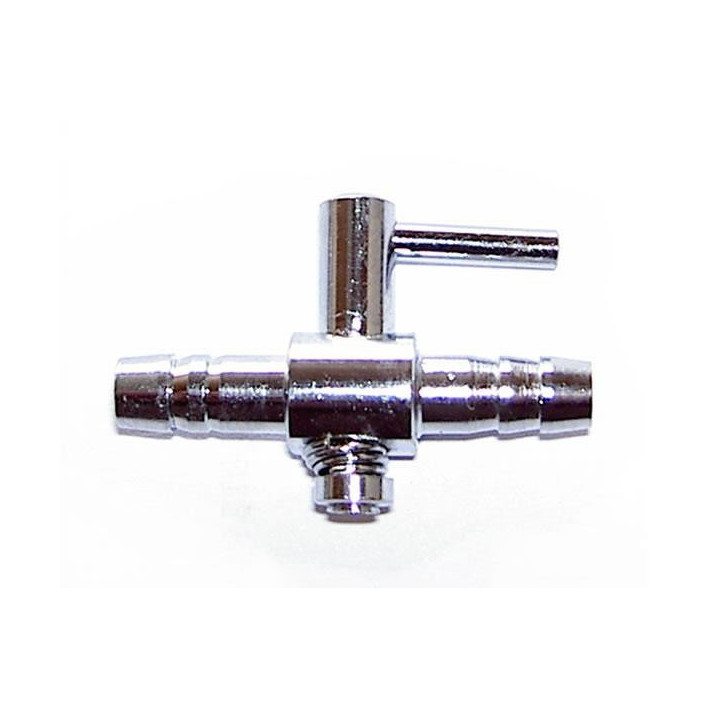 Inox Levegő csap 4/6mm pattintós