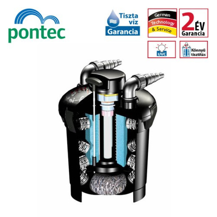 Pontec PondoPress 10000 Szett 9W UVC lámpával