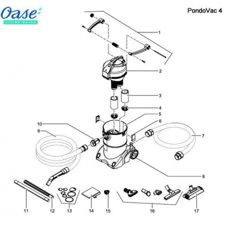 OASE Pondovac 4 tóporszívó iszapszívó (1800W)