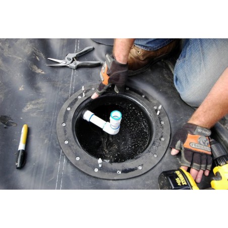 Alsó leeresztő, összefolyó idom 270/110mm