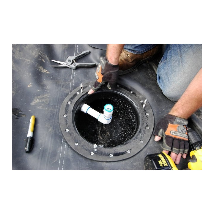 Alsó leeresztő, összefolyó idom 270/110mm