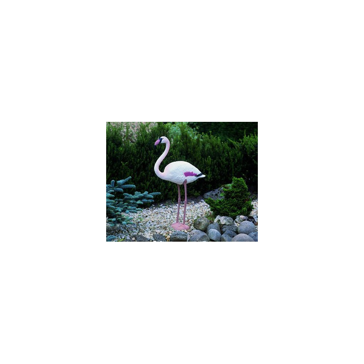 Álló flamingó, 88 cm - Élethű műanyag madárfigura