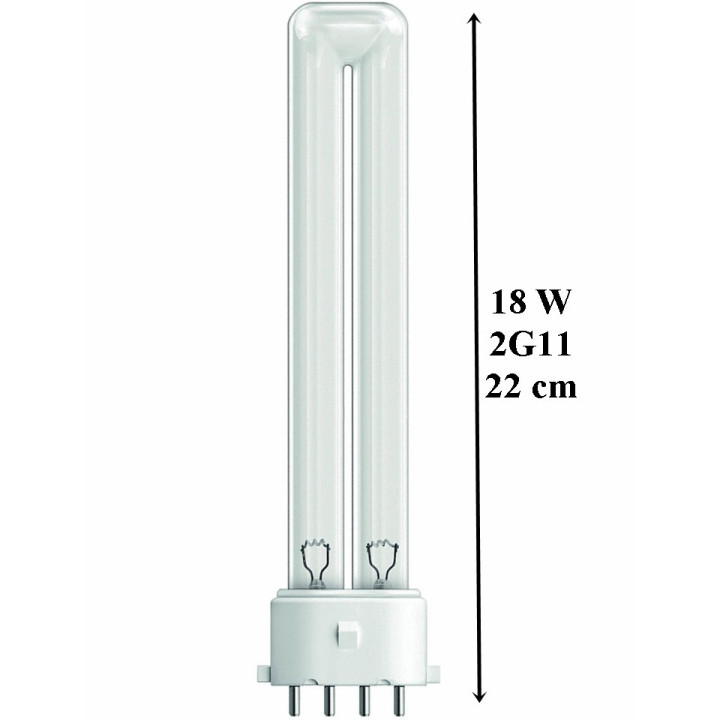 UVC PL Izzó 2G11 18W