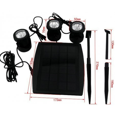 SunSun BSV-SL318C napelemes világításkészlet