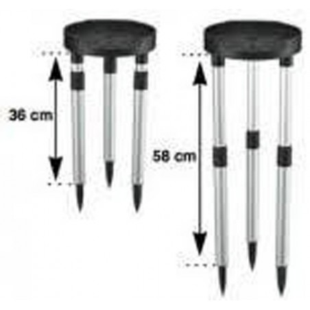 Teleszkópos állván Osaga és Sunsun PFF-01 etetőhöz (36-58cm)
