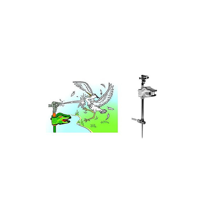 Madár és macska mozgásérzékelős riasztó kerti tóhoz