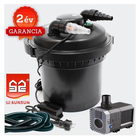 CPF 280 (11W UVC) nyomásszűrő szett 1.(CHJ-2500+3m 20 bordás tömlő)