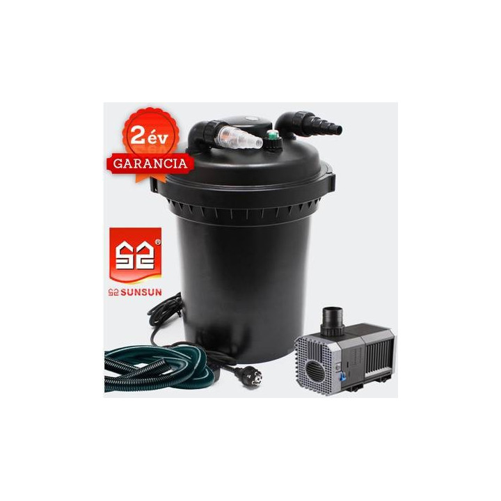 CPF 380 (11W UVC) nyomásszűrő szett 1.(CHJ-3000+3m 25 bordás tömlő)