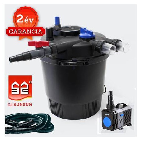 CPF 20000 (36W UVC) nyomásszűrő szett 1.(CTP-8000+4m 32 bordás tömlő)