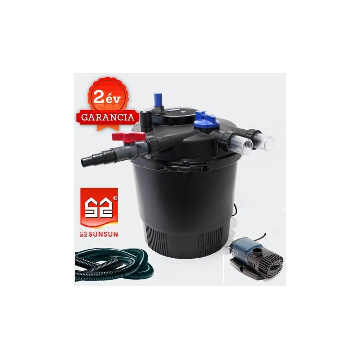 CPF 20000 (36W UVC) nyomásszűrő szett 3. (JTP-10000+4m 32 bordás tömlő)