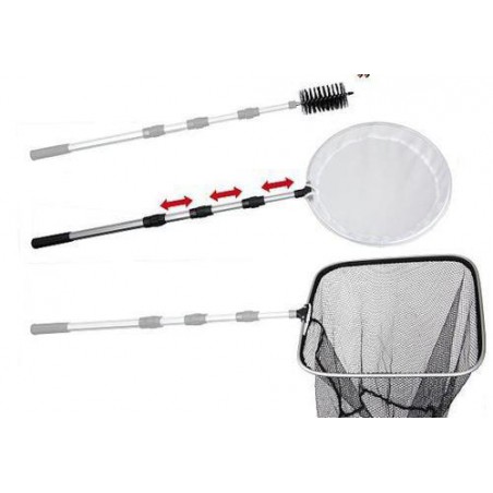 Multifunkciós teleszkópos 3 fejű háló