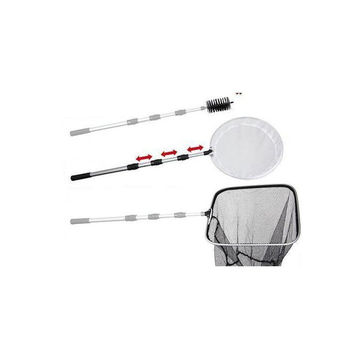 Multifunkciós teleszkópos 3 fejű háló