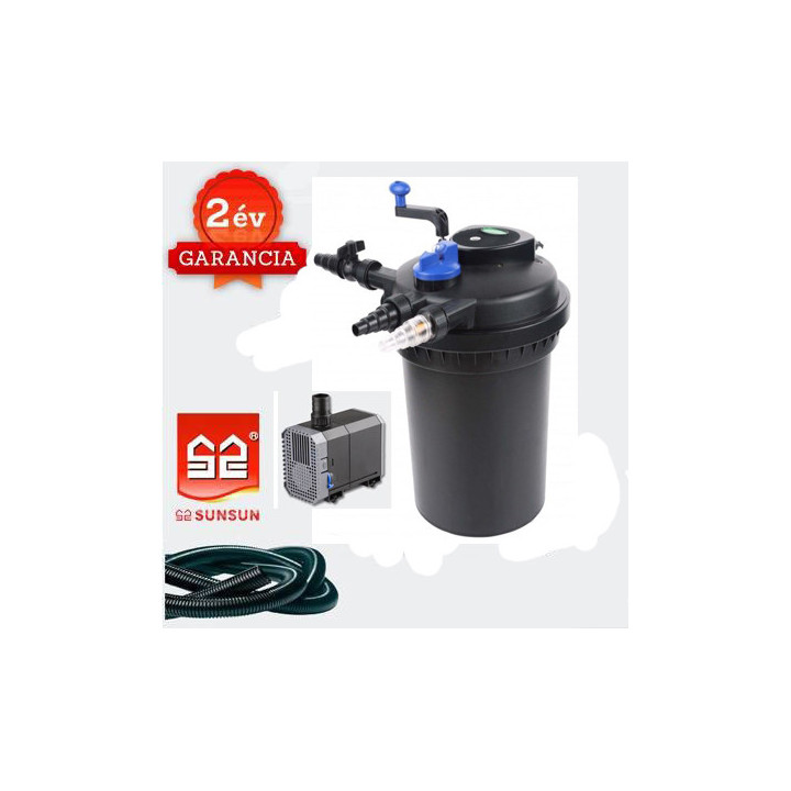 CPF 10000 (11W UVC) nyomásszűrő szett 1.(CHJ-4500+4m 32 bordás tömlő)