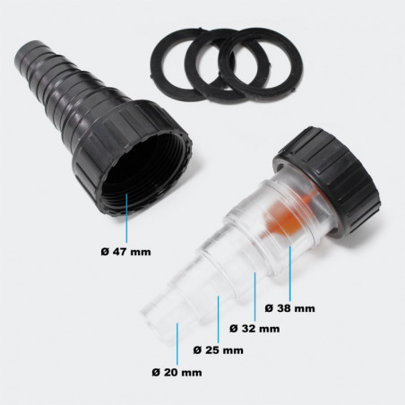 CPF 280 (11W UVC) nyomásszűrő szett 1.(CHJ-2500+3m 20 bordás tömlő)