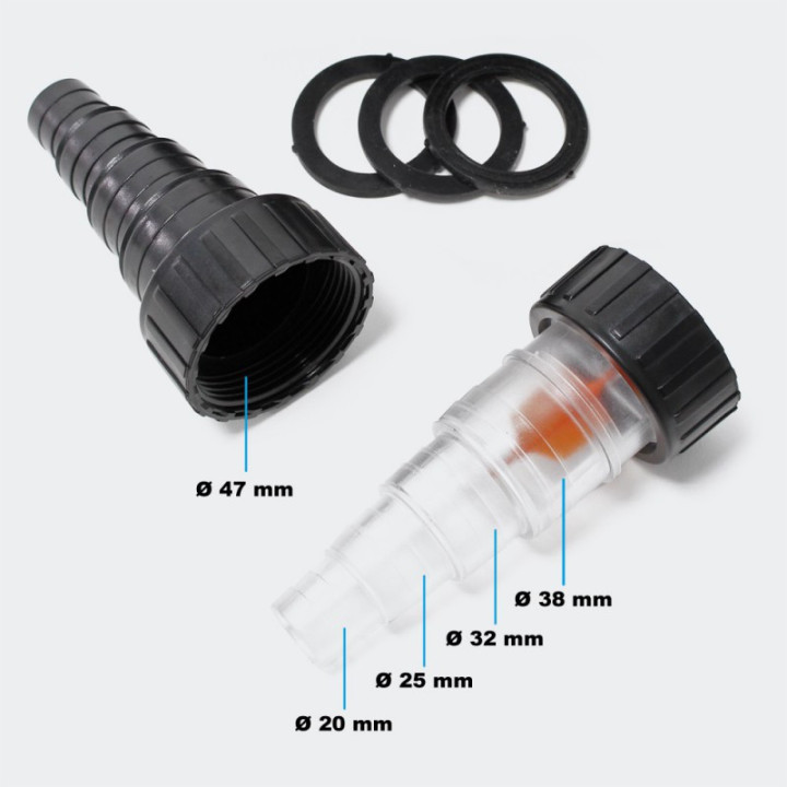 CPF 280 (11W UVC) nyomásszűrő szett 1.(CHJ-2500+3m 20 bordás tömlő)