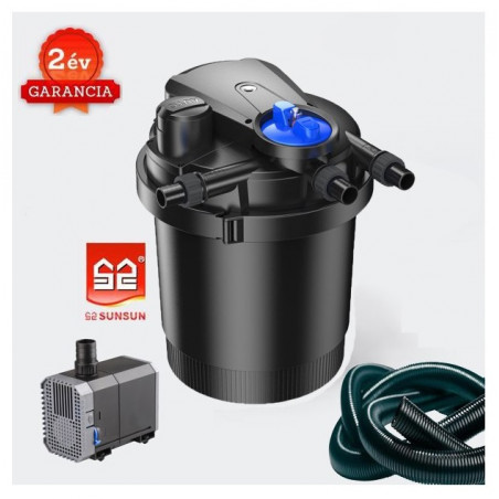 CPA 5000 (11W UVC) nyomásszűrő szett 1. (CHJ-3000+4m 25 bordás tömlő)