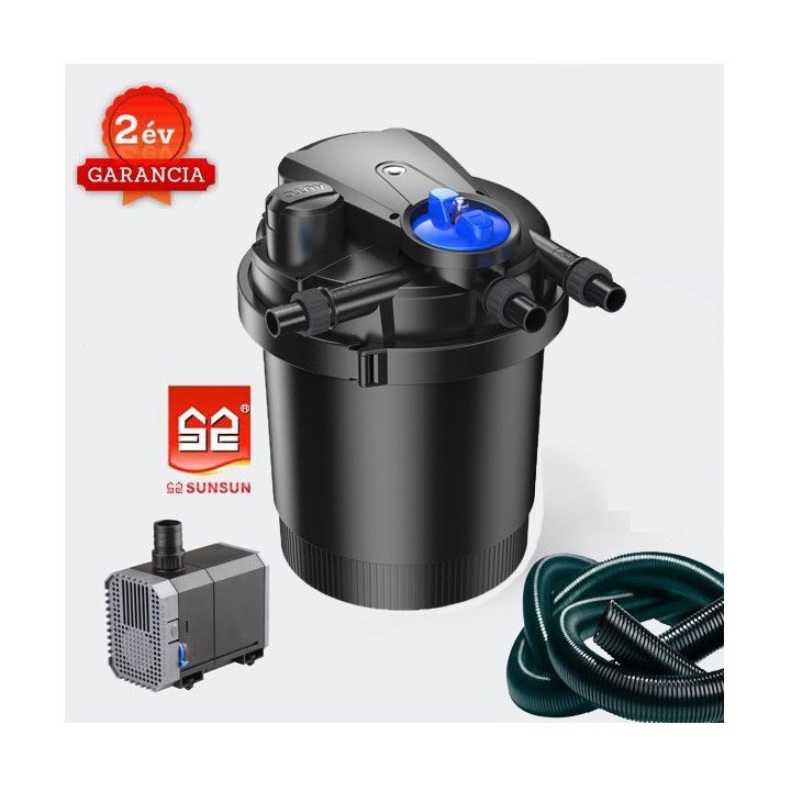 CPA 5000 (11W UVC) nyomásszűrő szett 1. (CHJ-3000+4m 25 bordás tömlő)