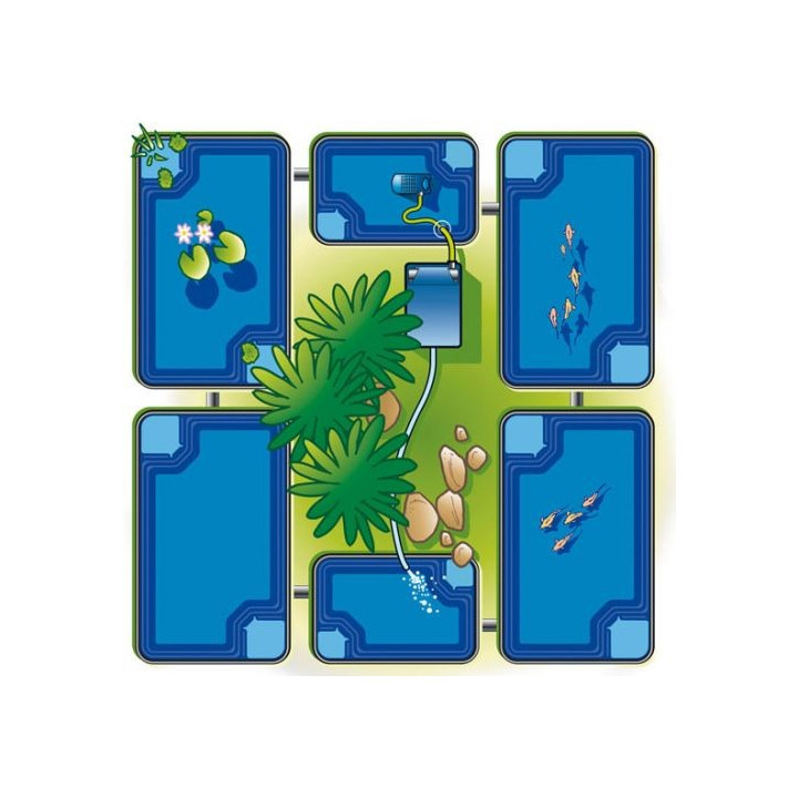 Quadra C2 1500 literes műanyag tómeder