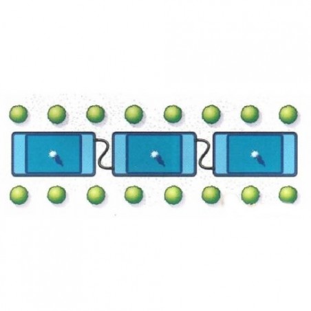 Quadra C3 365 literes műanyag tómeder