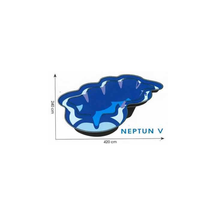 Neptun V 3800 literes műanyag tómeder