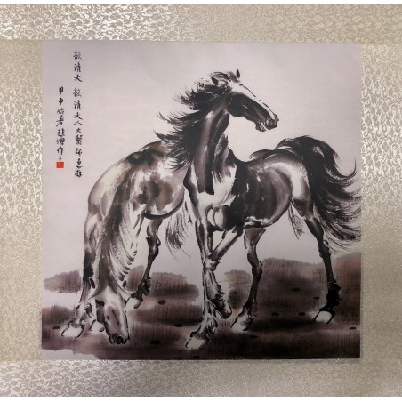 Fali vászonkép Lovas 45x45cm