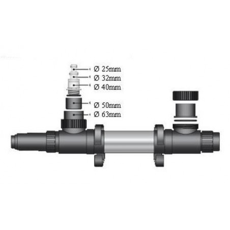 Professional vízmelegítő kerti tavakhoz medencékhez (3kw)