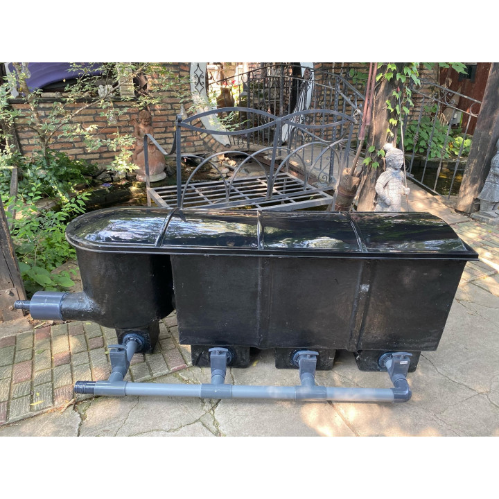 Holland 3kamrás+vortex kerti tó gravitációs szűrő szett (325L)