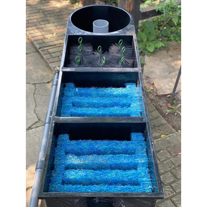 Holland 3kamrás+vortex kerti tó gravitációs szűrő szett (325L)