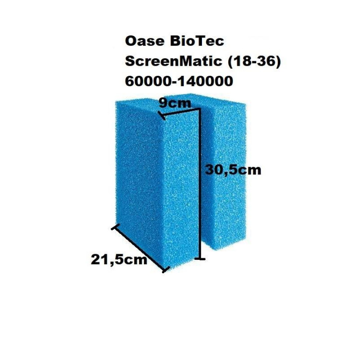 BioTec ScreenMatic (18-36) 60000-14500 csereszivacs (kék)