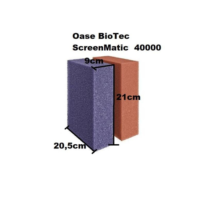 Oase BioTec ScreenMatic (12) 40000  csereszivacs (piros és lila)