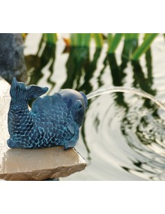 Ubbink Hal kicsi, 12,5 cm bronzszínű vízköpő figura / 1386009