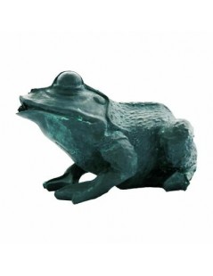 Ubbink Béka kicsi, 12 cm bronzszínű vízköpő figura / 1386008