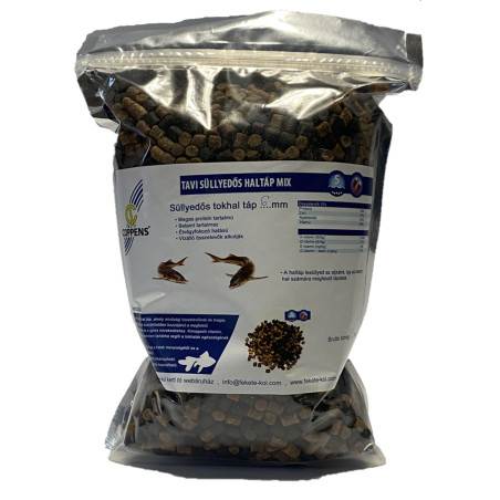 Tavi süllyedős haltáp mix 6 mm ( fekete-barna ) ( 1 kg )