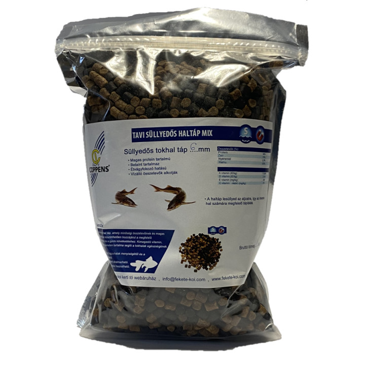 Tavi süllyedős haltáp mix 6 mm ( fekete-barna ) ( 1 kg )