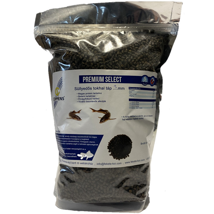 Coppens Premium Select süllyedős tokhal táp 3 mm ( 1 kg )
