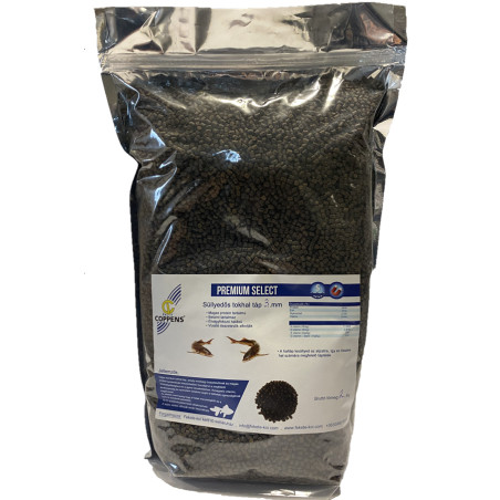 Coppens Premium Select süllyedős  tokhal táp 3 mm ( 2 kg )