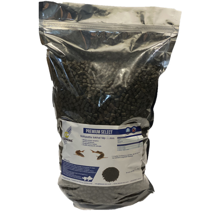 Coppens Premium Select süllyedős tokhal táp 6 mm ( 2 kg )