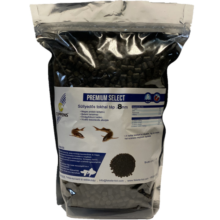 Coppens Premium Select süllyedős tokhal táp 8 mm ( 1 kg )