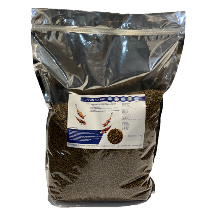 Japán mix koi táp 3 mm ( 2 kg )