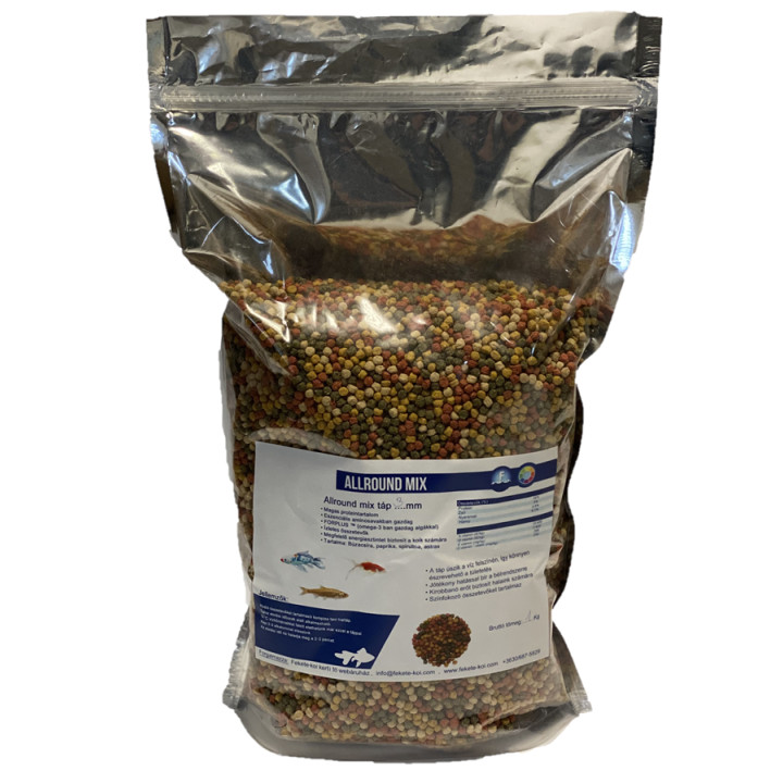 Allround mix lebegő haltáp 3 mm  ( 1 kg )
