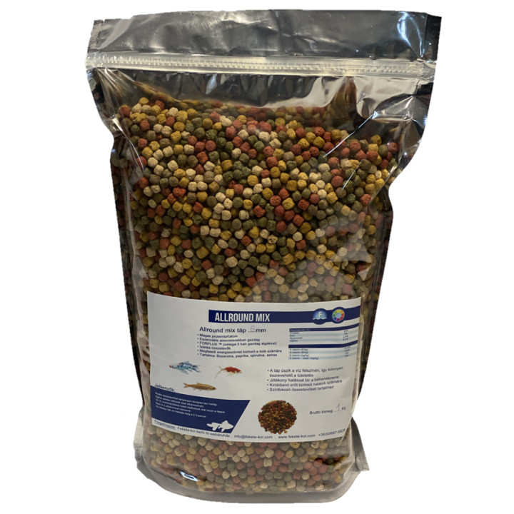 Allround mix lebegő haltáp 6 mm ( 1 kg )