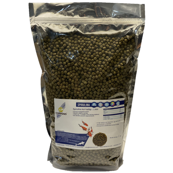Coppens Spirulina koi haltáp 6 mm ( 1 kg )