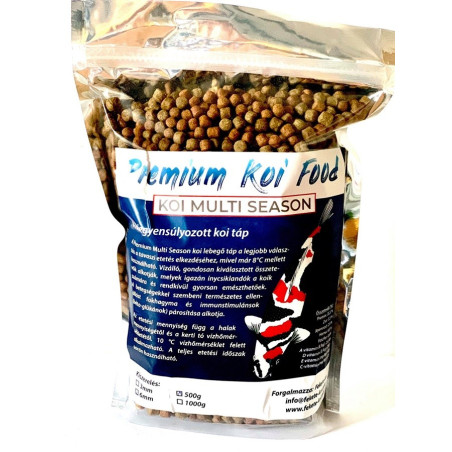 Koi Multi Season 6 mm 500 g ( tavaszi és őszi tavi haltáp )