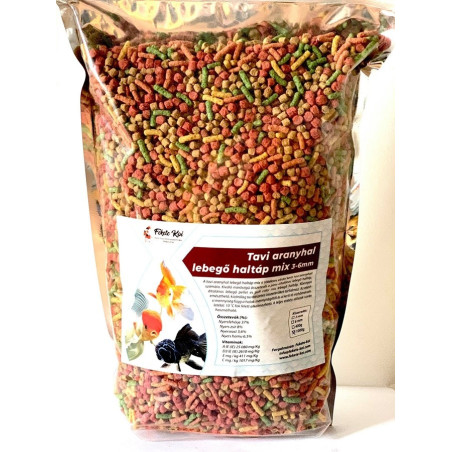 Tavi aranyhal lebegő haltáp mix 3-6 mm 1000 g