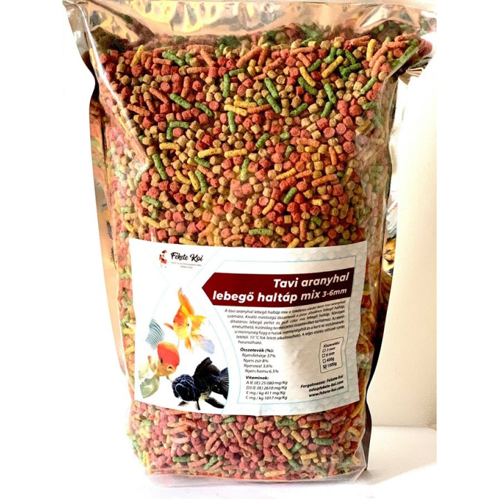 Tavi aranyhal lebegő haltáp mix 3-6 mm 1000 g