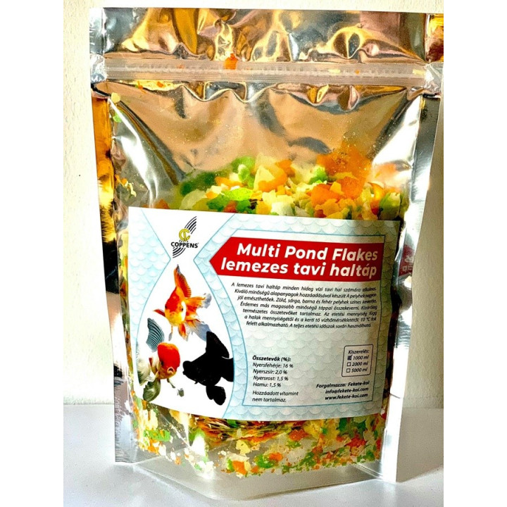 Coppens Multi Pond Flakes lemezes tavi haltáp 1000 ml