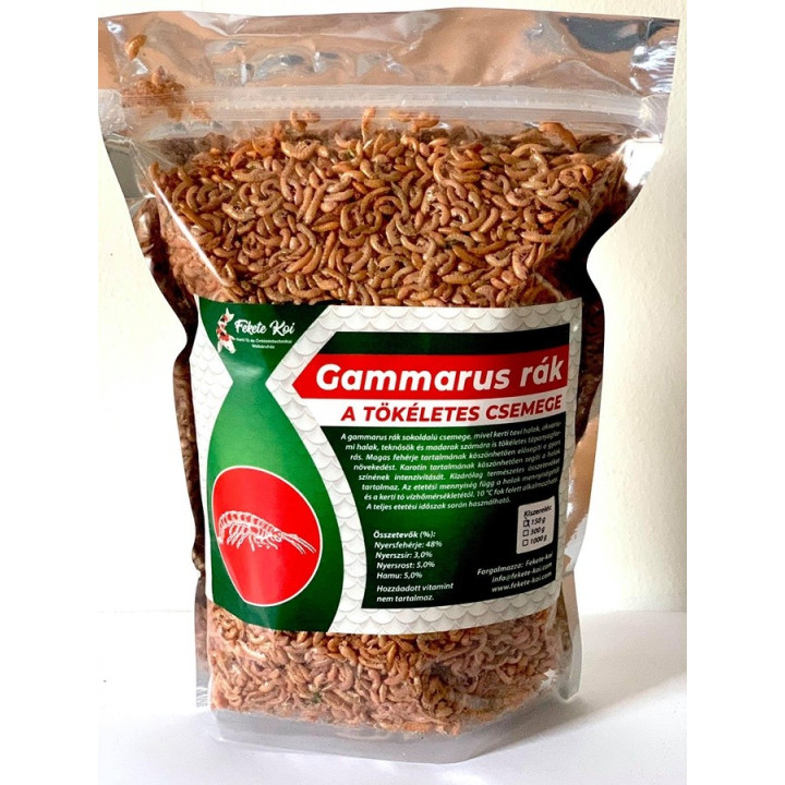 Szárított gammarus rák 150 g ( 1000 ml )