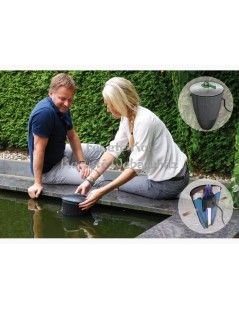 Velda Floating Combi Filters 2500 szett úszó tószűrő és szökőkút egyben beépített UVC lámpával