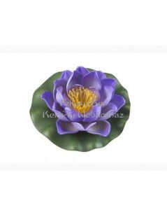 Lótus virág lila színű úszó 10 cm (123584)
