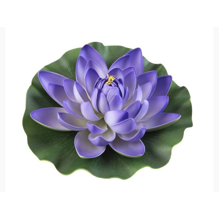 Tavirózsa  virág lila színű úszó 28 cm (123593)